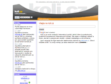 Tablet Screenshot of koli.cz